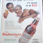 1955 Budweiser Beer ad