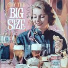 1961 Budweiser Beer Big Size ad