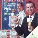 1967 Budweiser Beer ad with Ed McMahon