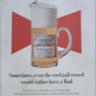 1969 Budweiser Beer ad #1