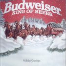 1990 Budweiser Happy Holidays Beer ad