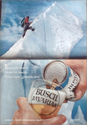 1962 Busch Bavarian Beer ad #1