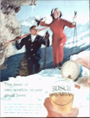 1963 Busch Bavarian Beer ad #2