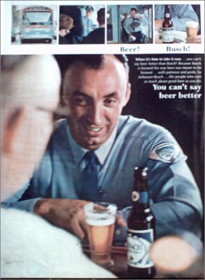 1966 Busch Bavarian Beer ad #2