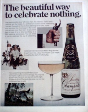 1970 Champale Malt Liquor ad #2