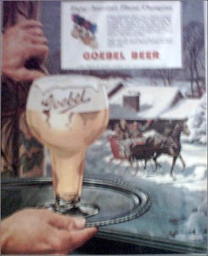 1953 Goebel Beer ad
