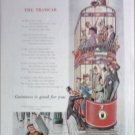 1956 Guiness Stout Tramcar Beer ad from the UK