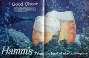 1960 Hamms Beer ad #1