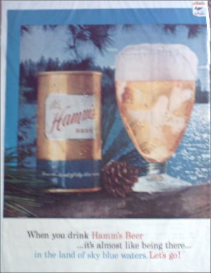 1960 Hamms Beer ad #2