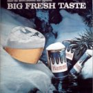 1964 Hamms Beer Big Fresh Taste ad