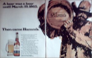 1970 Hamms Beer ad #3