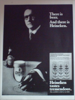 1969 Heineken Beer ad