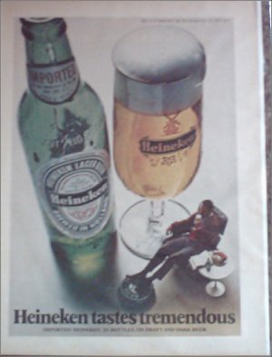 1972 Heineken Beer ad
