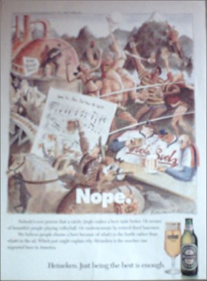 1992 Heineken Beer ad #3