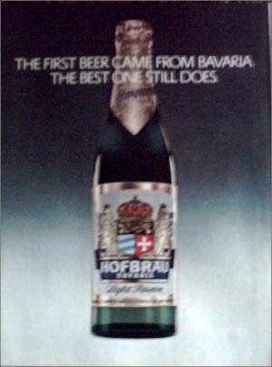 1980 Hofbrau Beer ad