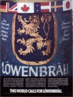 1985 Lowenbrau Beer ad
