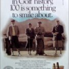 1988 Michelob Beer ad saluting 100th Anniversary of Golf