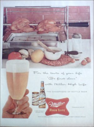 1956 Miller Beer ad #1