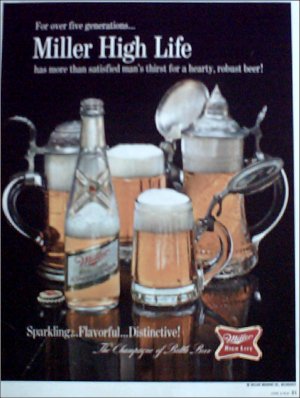 1967 Miller Beer ad #1