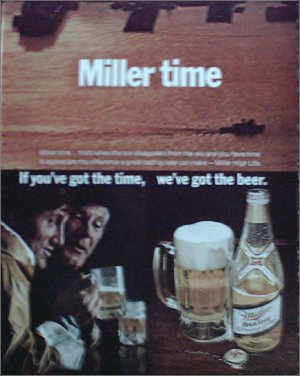 1972 Miller Beer Miller Time ad #2
