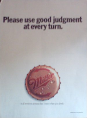 1992 Miller Beer ad