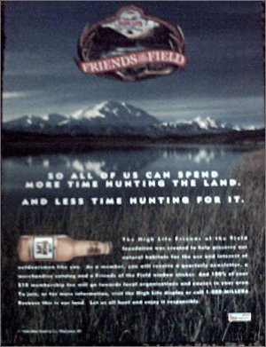 1996 Miller Beer ad