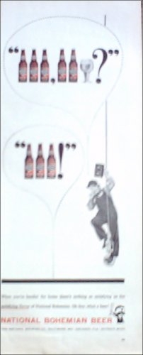 1957 National Bohemian Beer ad