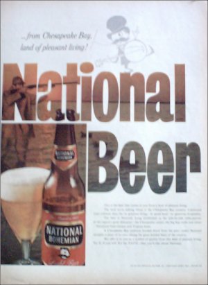 1958 National Bohemian Beer ad