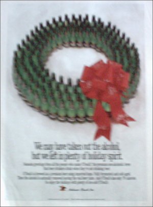 1991 Odouls Beer Christmas ad