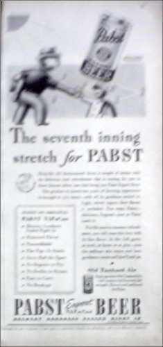 1936 Pabst Export Beer ad one of first Pabst ads featuring beer in cans