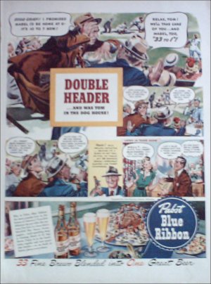 1942 Pabst Blue Ribbon Beer ad #2