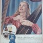 1945 Pabst Blue Ribbon Beer Harp ad