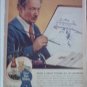 1945 Pabst Blue Ribbon Beer Artist ad