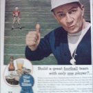 1945 Pabst Blue Ribbon Beer Football ad