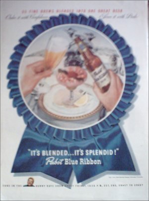 1946 Pabst Blue Ribbon Beer ad #1