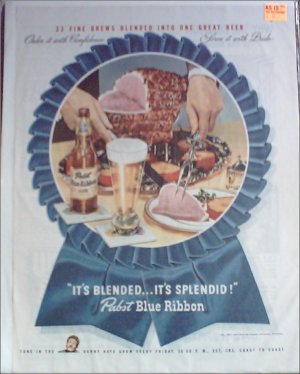 1946 Pabst Blue Ribbon Beer ad #3
