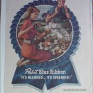 1947 Pabst Blue Ribbon Beer Picnic ad