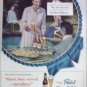 1949 Pabst Blue Ribbon Beer ad Featuring Joan Fontaine
