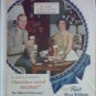 1949 Pabst Blue Ribbon Beer ad Featuring Mr & Mrs F Warren Pershing