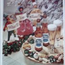 1951 Pabst Blue Ribbon Beer Christmas ad