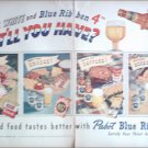 1952 Pabst Blue Ribbon 4th of July Beer ad