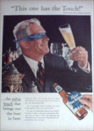 Pabst Blue Ribbon Beer ad #2