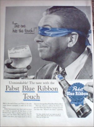 1956 Pabst Blue Ribbon Beer ad #2