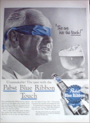 1956 Pabst Blue Ribbon Beer ad #3