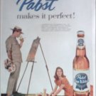 1958 Pabst Blue Ribbon Beer ad
