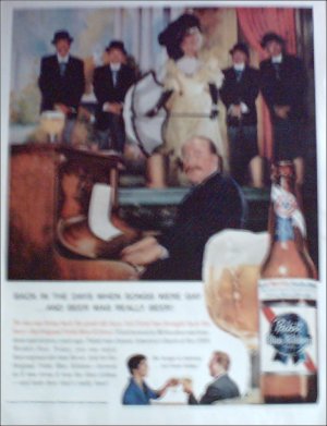 1960 Pabst Blue Ribbon Beer ad #5