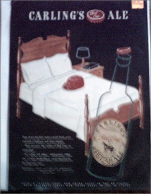 1947 Red Cap Ale Bed ad