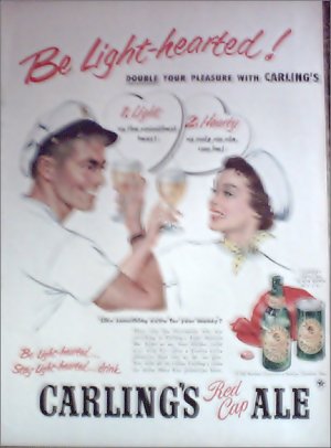 1952 Red Cap Ale ad