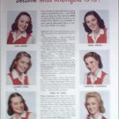 1945 Rheingold Beer Miss Rheingold Contestants ad