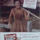 1952 Rheingold Beer ad featuring Miss Rheingold Anne Hogan